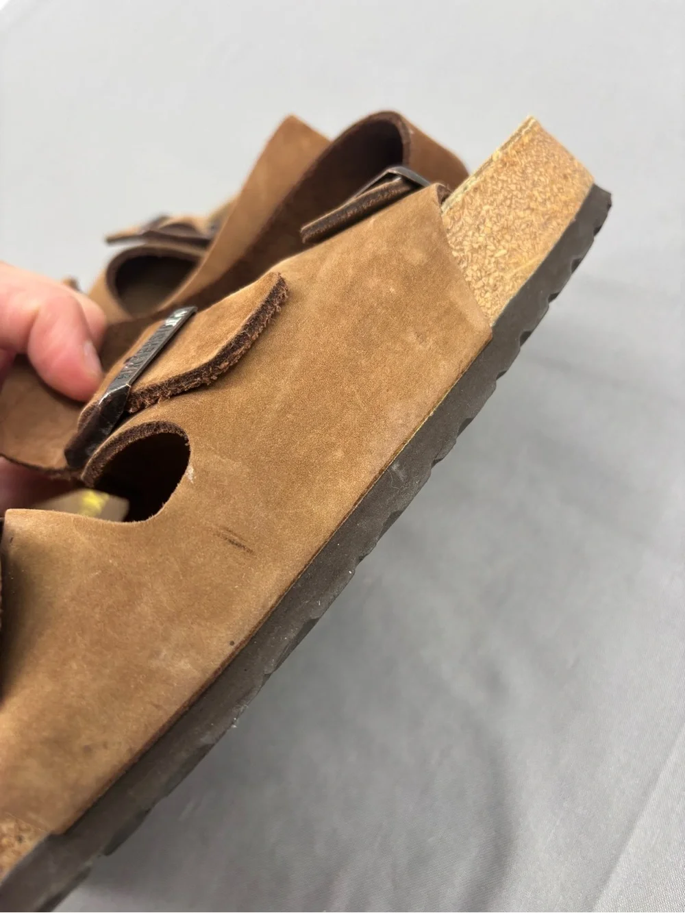 🤎 Birkenstock Arizona Suede Two-Strap Sandals – Tan/Taupe